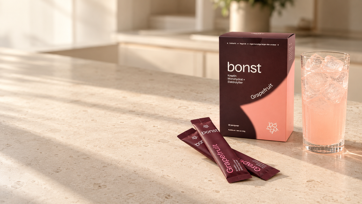 Én pose om dagen – start abonnement på Kreatin + Elektrolytter