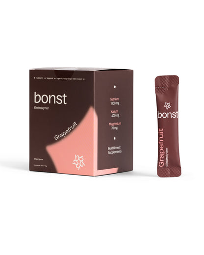 Bonst Elektrolytter Grapefrukt – eske og porsjonspose