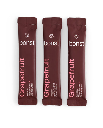 Bonst Kreatin + Elektrolytter Grapefrukt – porsjonsposer