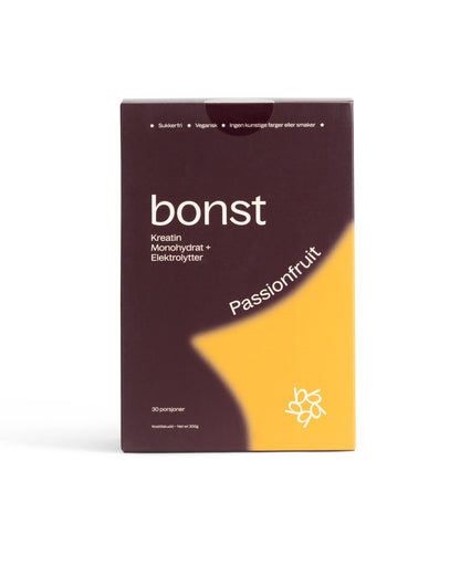 Bonst Kreatin + Elektrolytter Pasjonsfrukt – eske